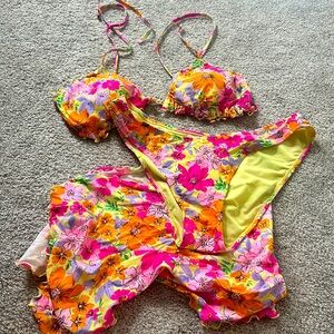 Wild fable bikini with skirt